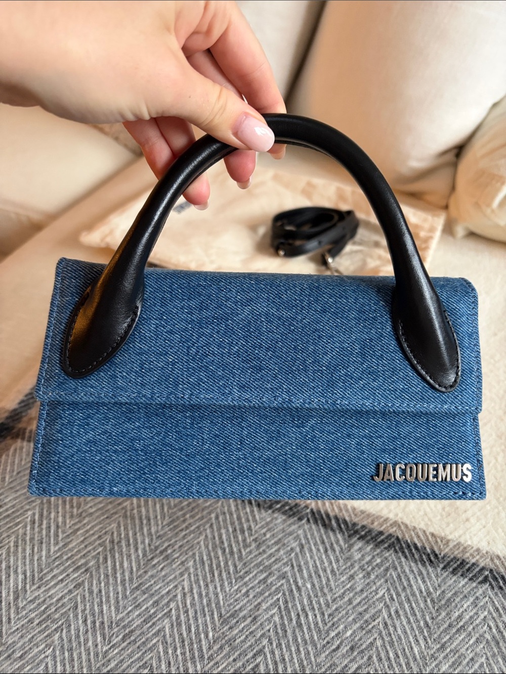 Jacquemus Le Chiquito Long denim bag - Picture 3 of 12